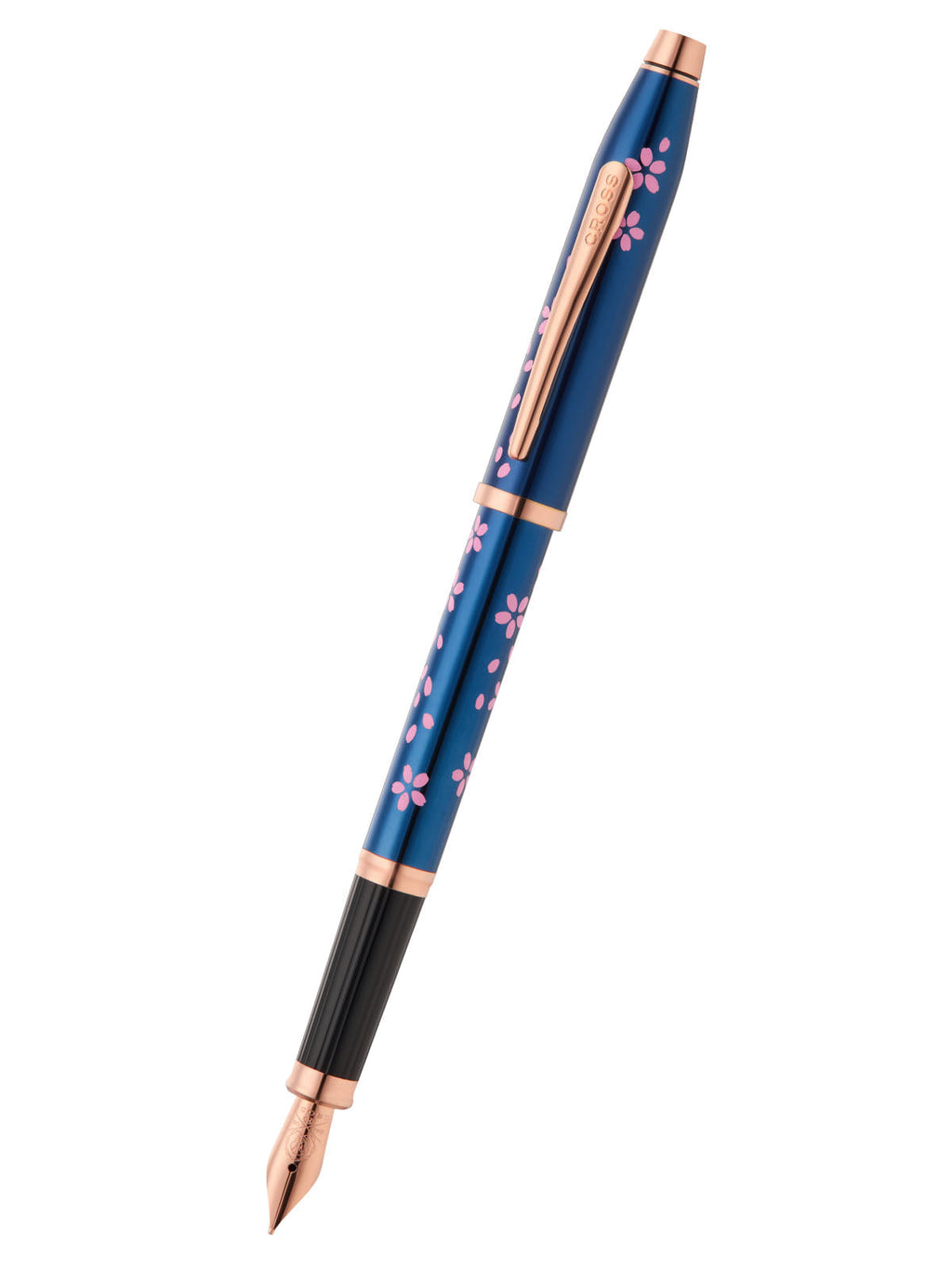 Century® II Cherry Blossom Translucent Blue Lacquer Medium Nib Fountain Pen - The misfit market