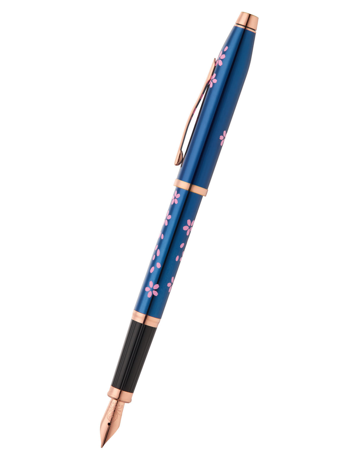 Century® II Cherry Blossom Translucent Blue Lacquer Fine Nib Fountain Pen - The misfit market