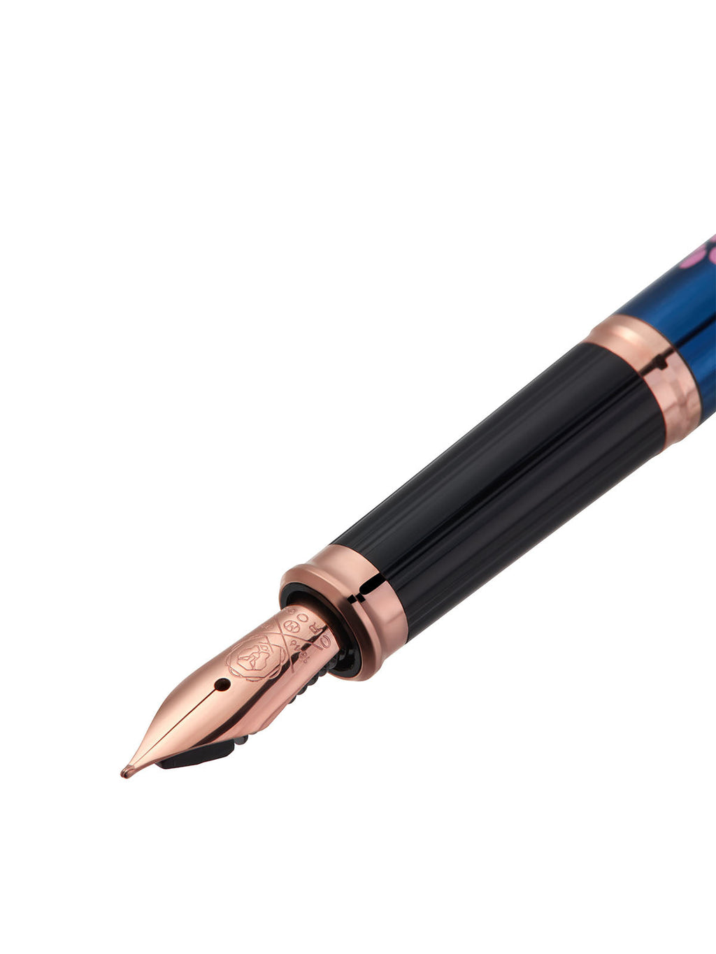 Century® II Cherry Blossom Translucent Blue Lacquer Medium Nib Fountain Pen - The misfit market