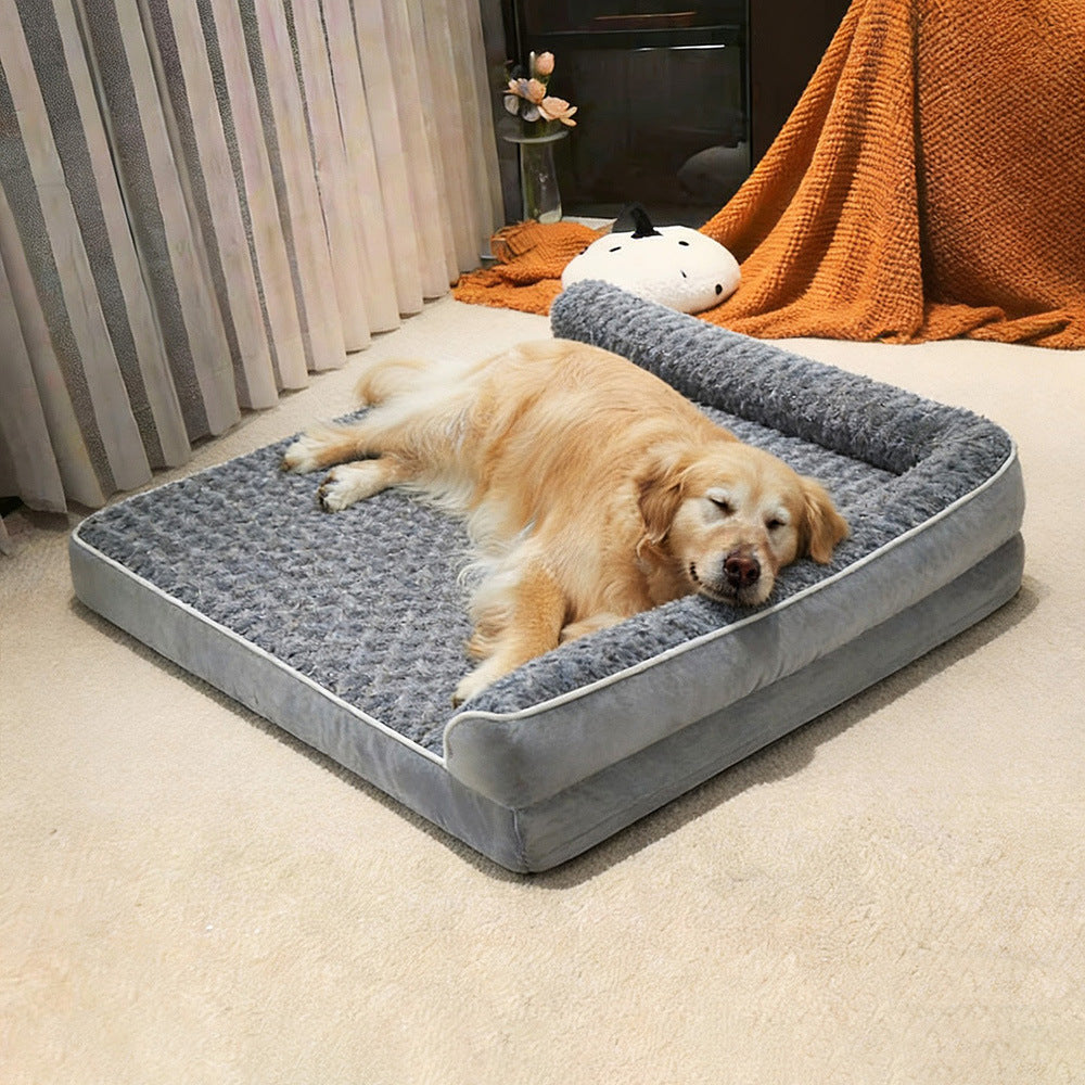 Washable L-Shaped Pet Sofa Dog Bed - The misfit market
