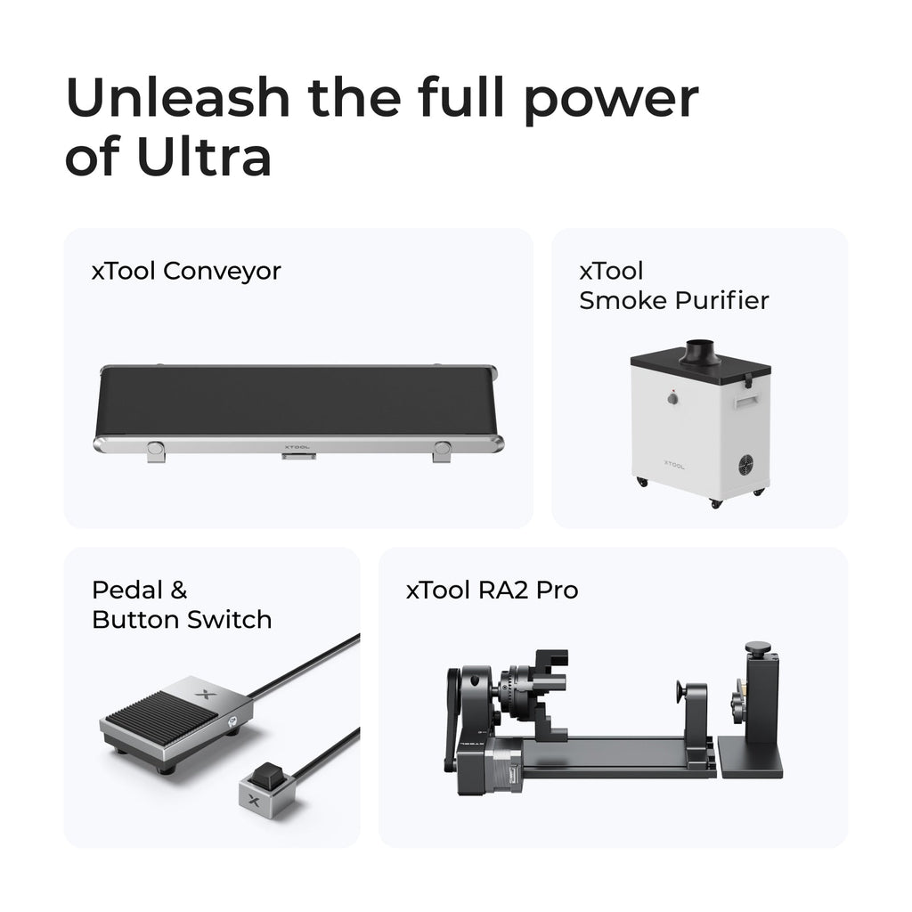 xTool F1 Ultra 20W Fiber & Diode Dual Laser Engraver - The misfit market