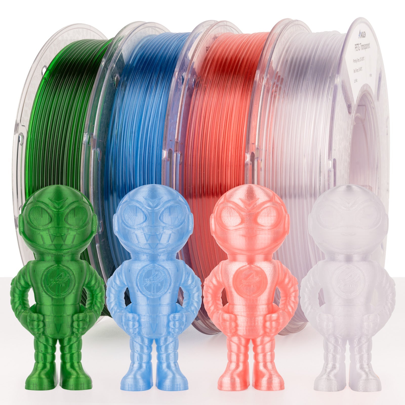 PETG Transparent Variety Pack (4x250g) - The misfit market