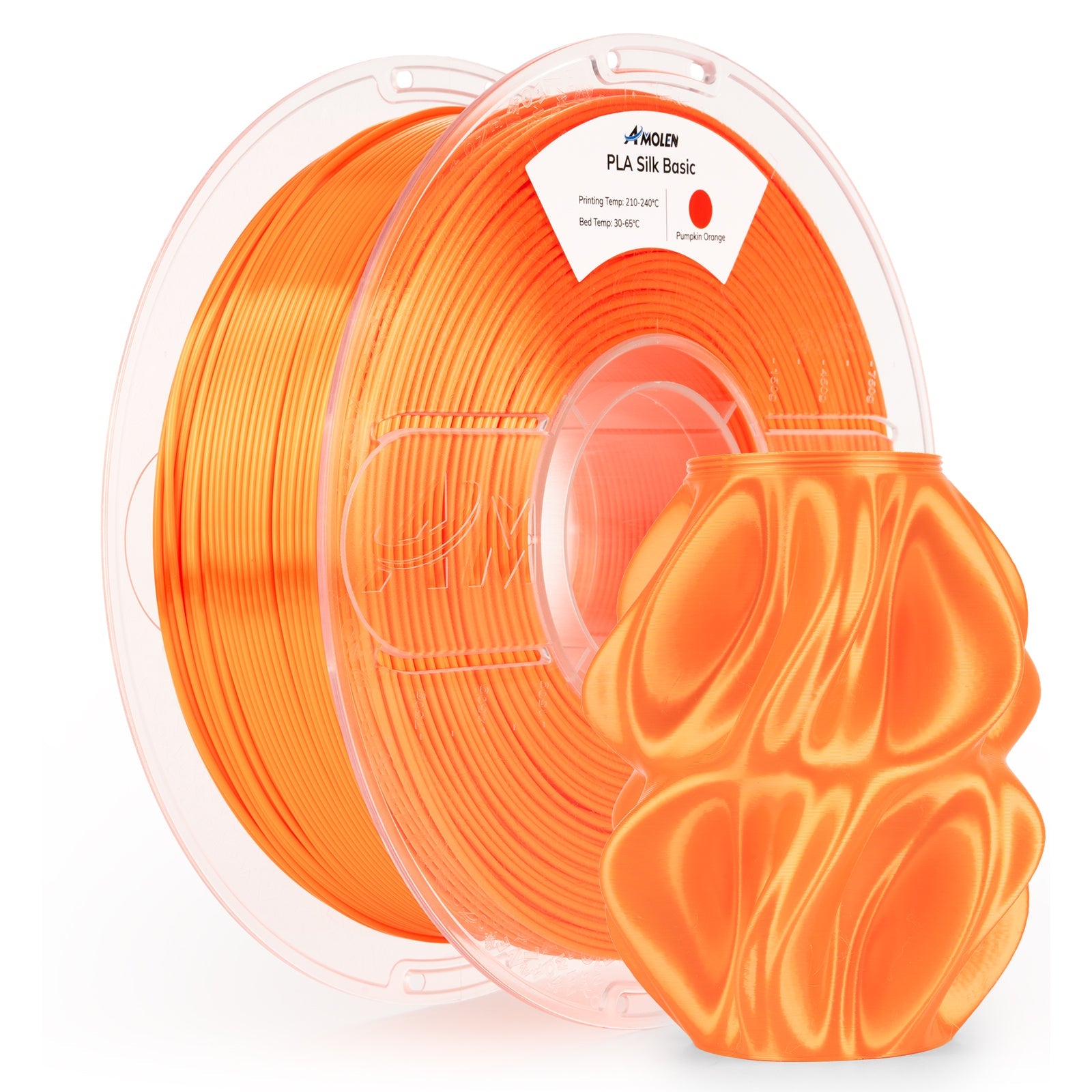Transform Your 3D Creations with Premium PLA Silk 3D Printing Filament - 1.75mm, 1KG/2.2LB