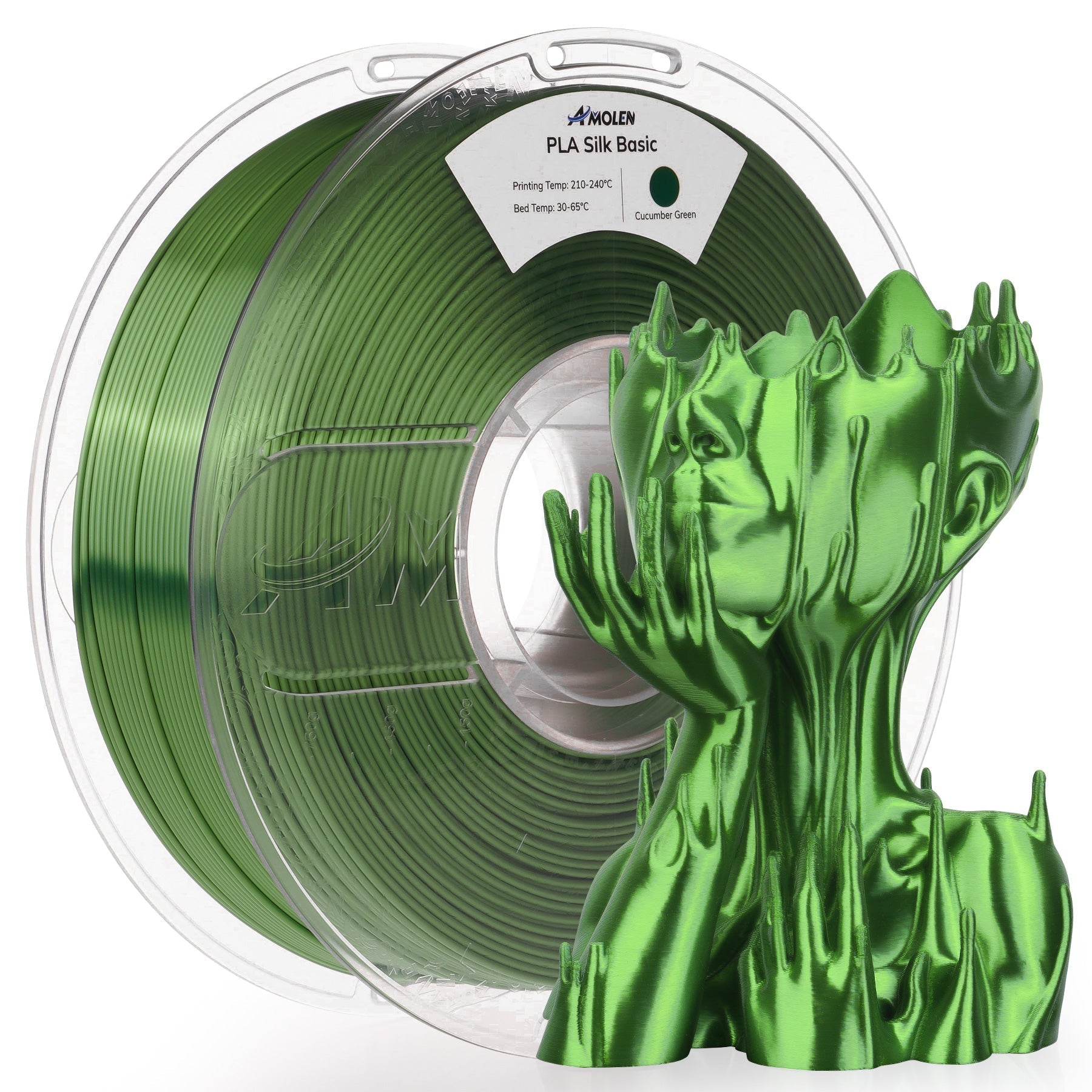 PLA Silk Basic 1.75mm, 1KG/2.2LB - The misfit market