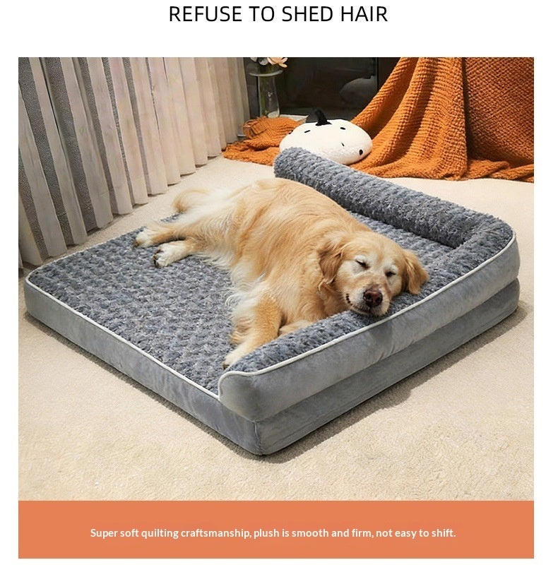 Washable L-Shaped Pet Sofa Dog Bed - The misfit market