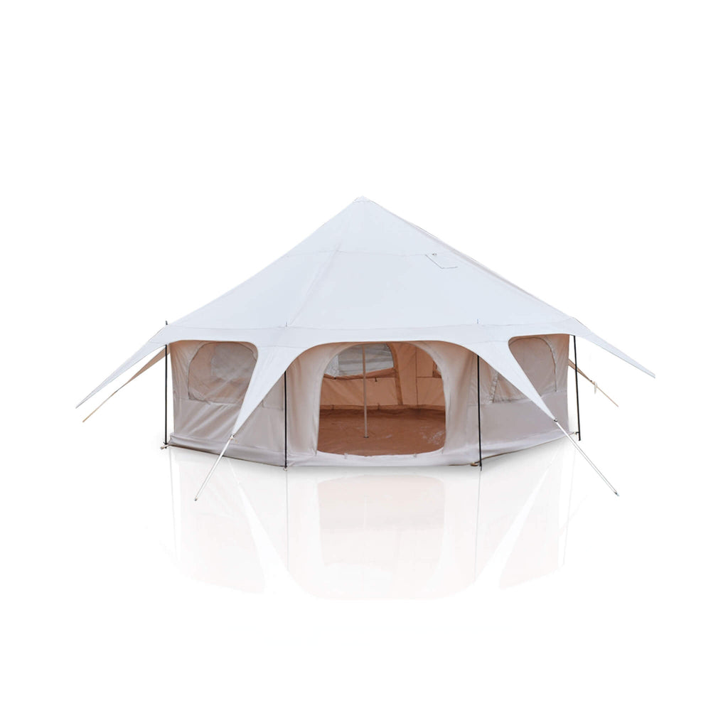 Large 15FT 600D Oxford Bell Tent With Stove Jack For Glamping And Camping (SAK10987)