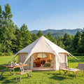 Large 15FT 600D Oxford Bell Tent With Stove Jack For Glamping And Camping (SAK10987)