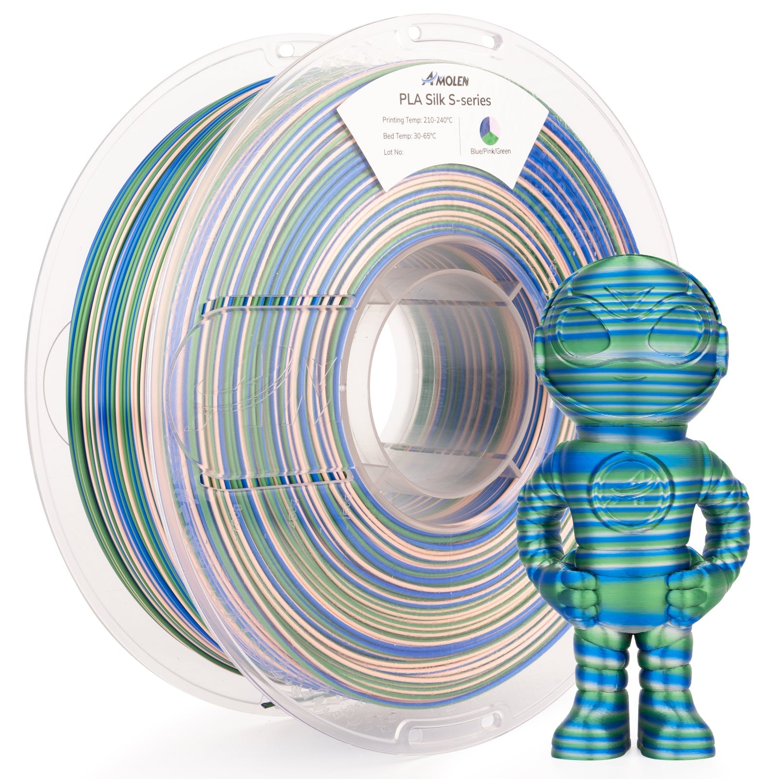 PLA Silk S-Series Filament 1.75mm, 1KG/2.2LB - The misfit market