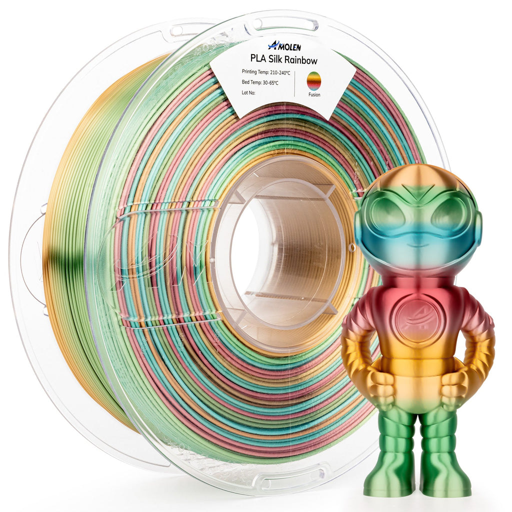 PLA Silk Rainbow 1.75mm, 1KG/2.2LB - The misfit market
