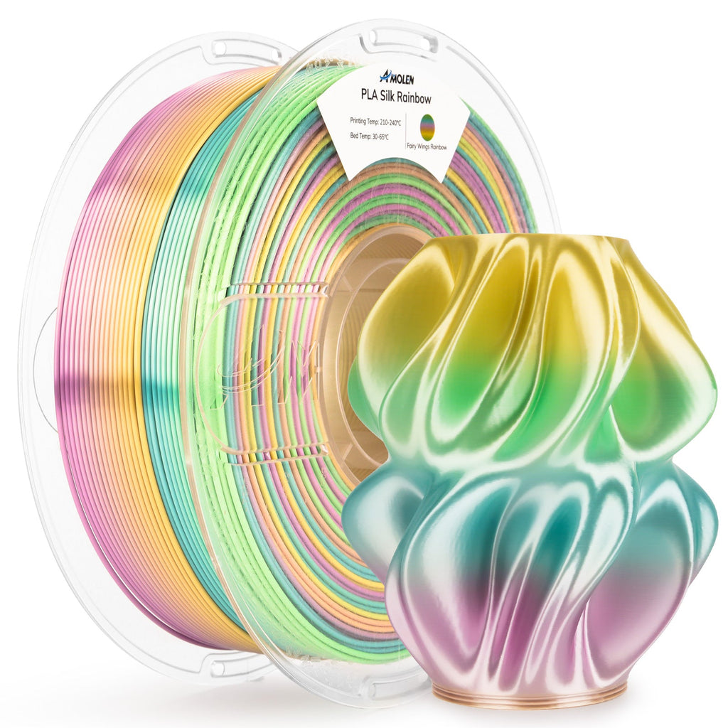 PLA Silk Rainbow 1.75mm, 1KG/2.2LB - The misfit market