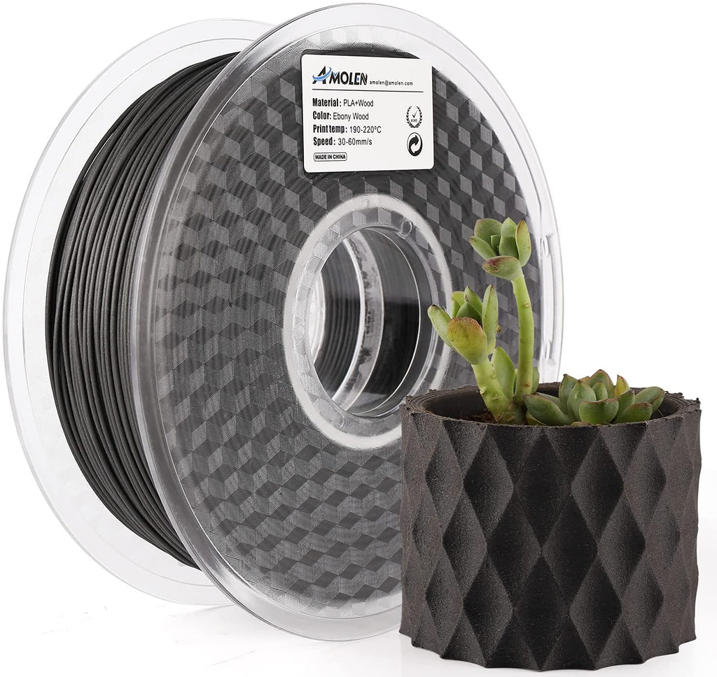 PLA Wood 1.75mm, 1KG/2.2LB - The misfit market