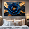 Sapphire Bloom Wall Art - The misfit market