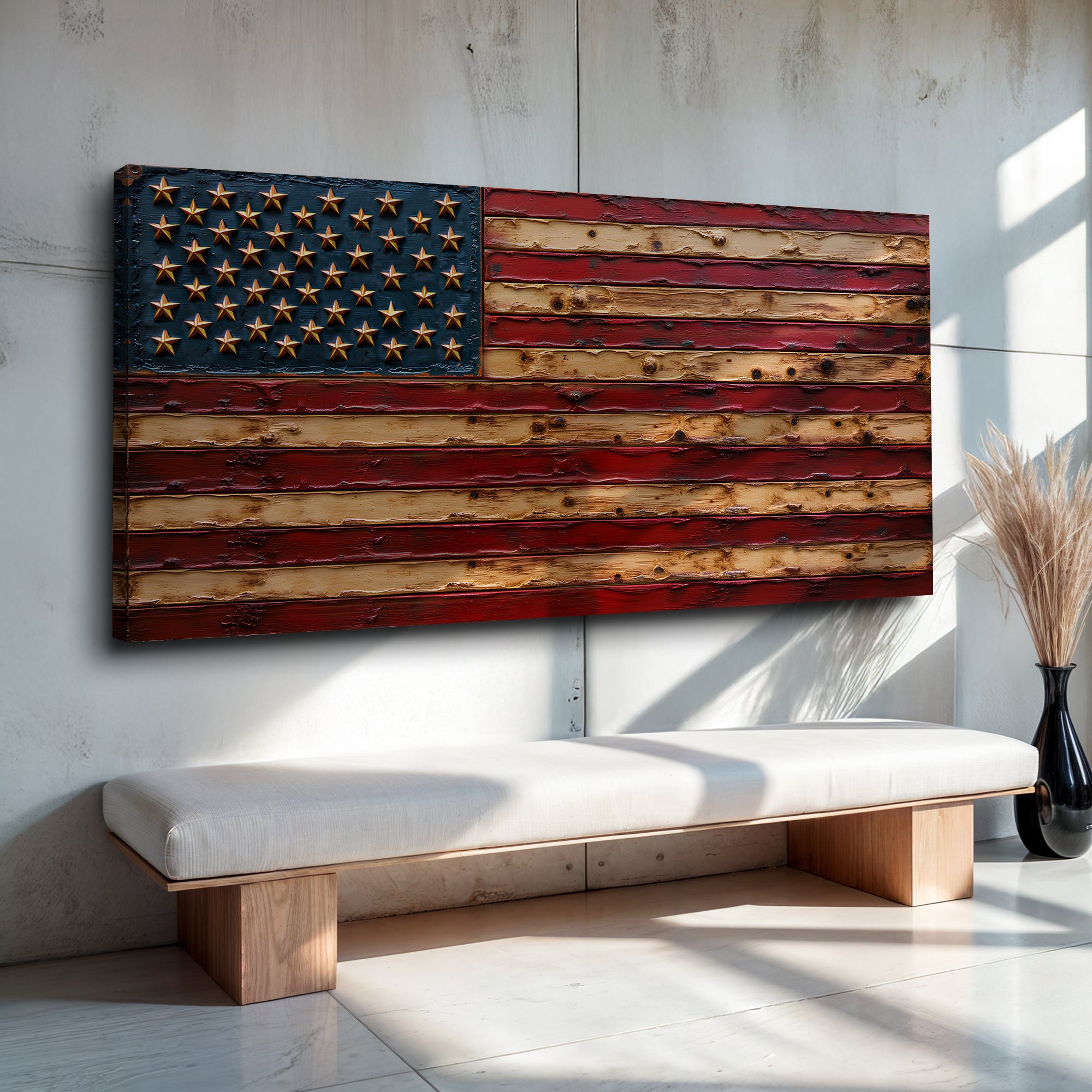 Old Glory American Flag Wall Art - The misfit market