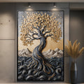 Golden Tree of Life Minimalist Wall Art - The misfit market
