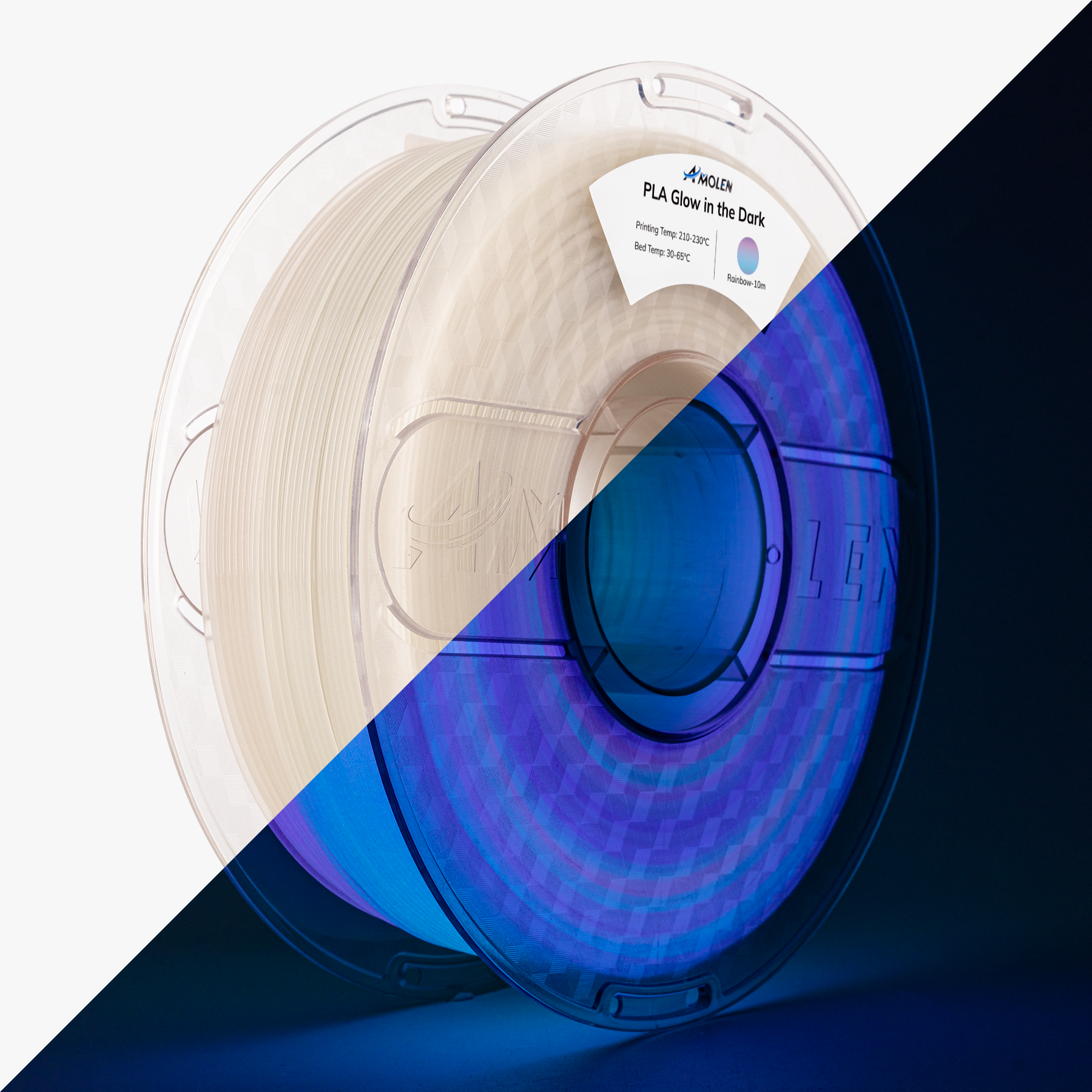 PLA Glow-in-the-Dark 1.75mm, 1KG/2.2LB - The misfit market