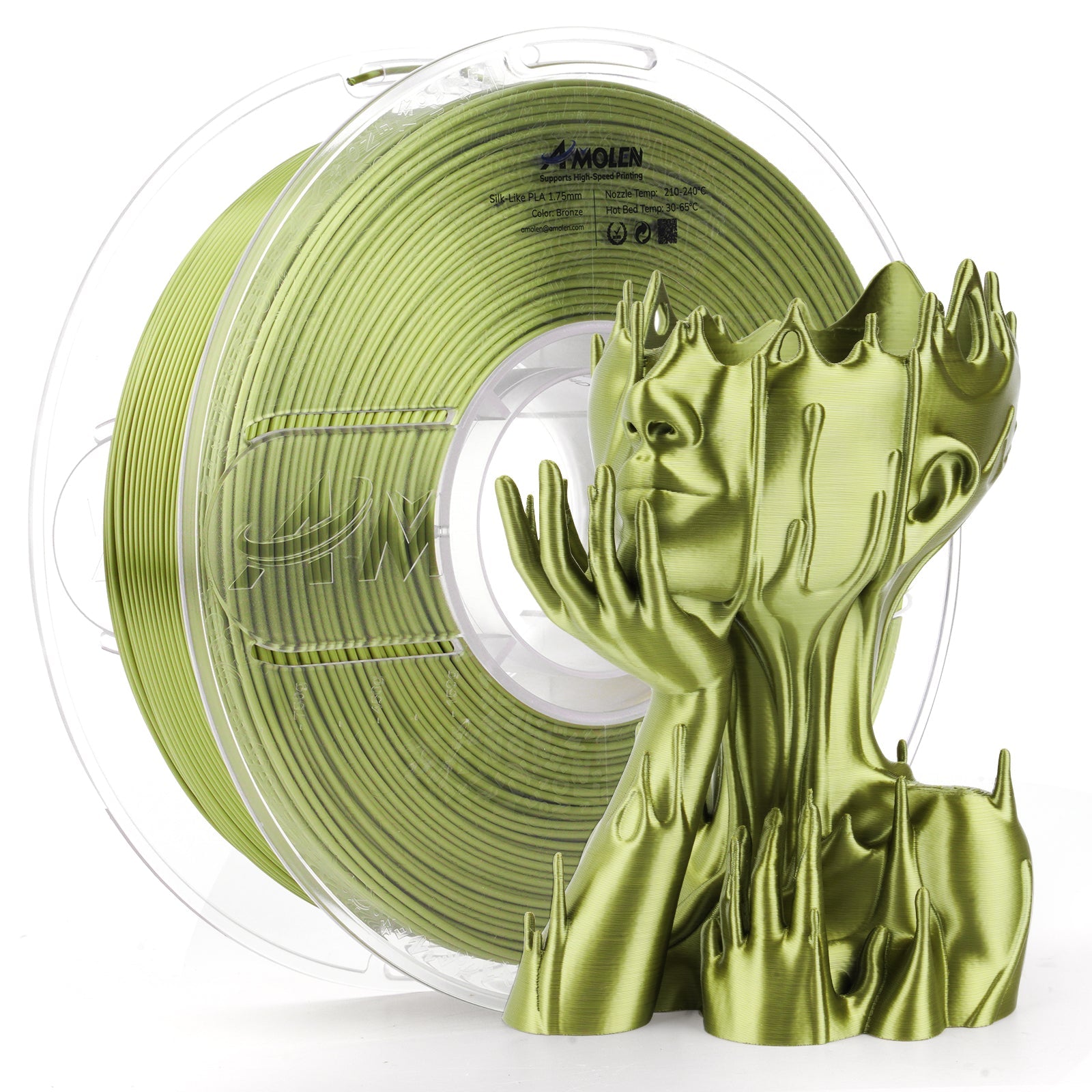 PLA Silk Basic 1.75mm, 1KG/2.2LB - The misfit market