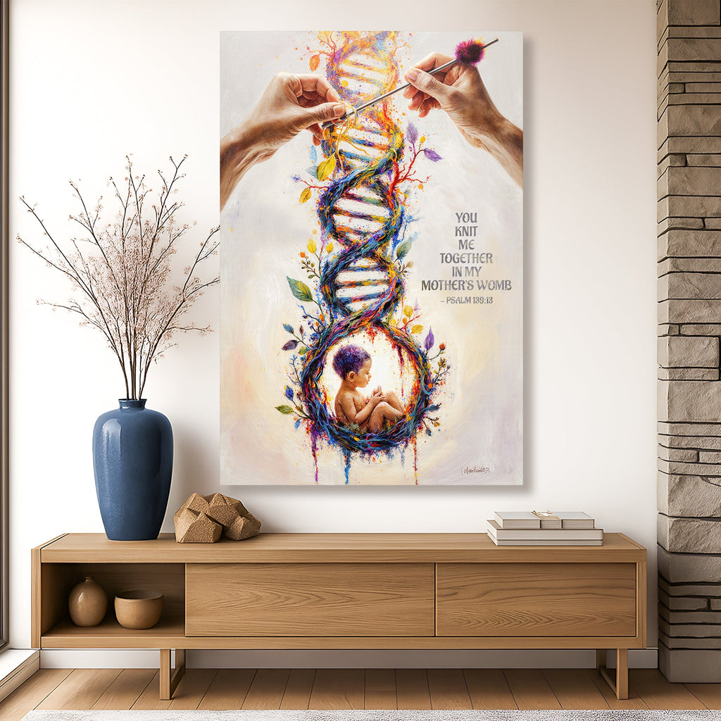 Psalm 139:13 - For You Knit Me In My Mother's Womb Faith Sign - The misfit market