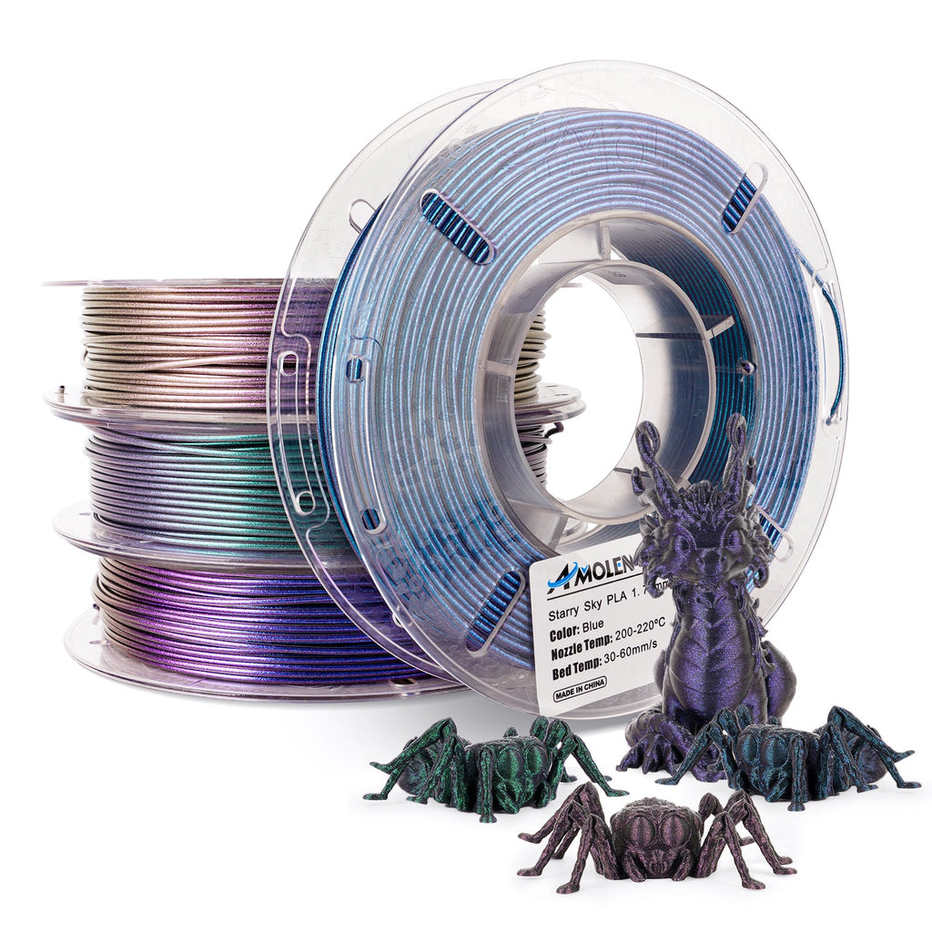 PLA Galaxy / Sparkle & Shiny Variety Pack (4x200g) - The misfit market