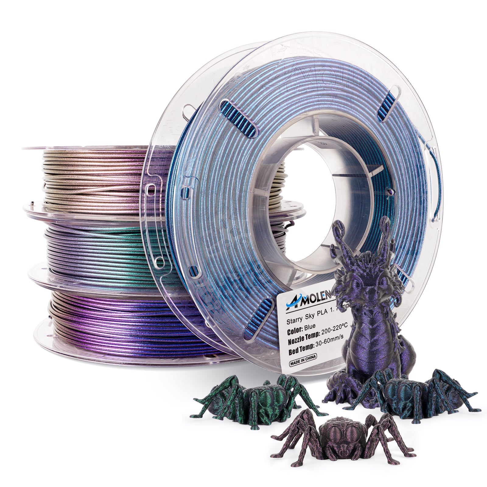 PLA Galaxy / Sparkle & Shiny Variety Pack (4x200g) - The misfit market