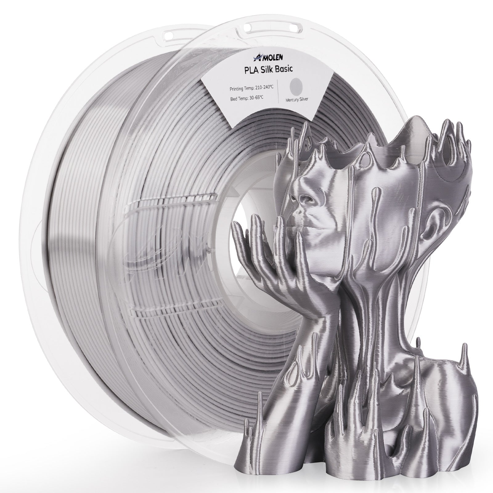 PLA Silk Basic 1.75mm, 1KG/2.2LB - The misfit market