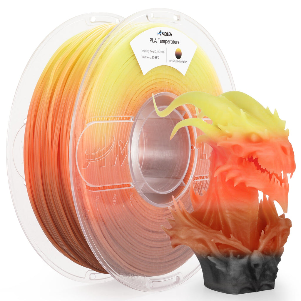 PLA Temperature Color Change 1.75mm, 1KG/2.2LB - The misfit market