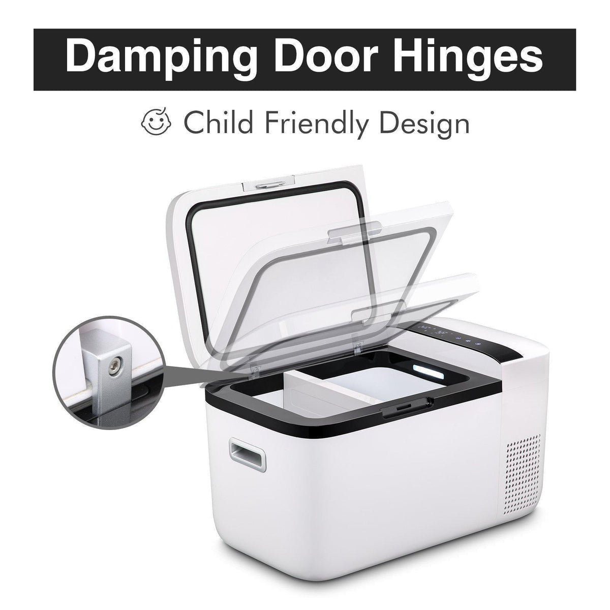 GO20 Dual Zone 12V Portable Freezer - White | ICECO | 20 LT - The misfit market