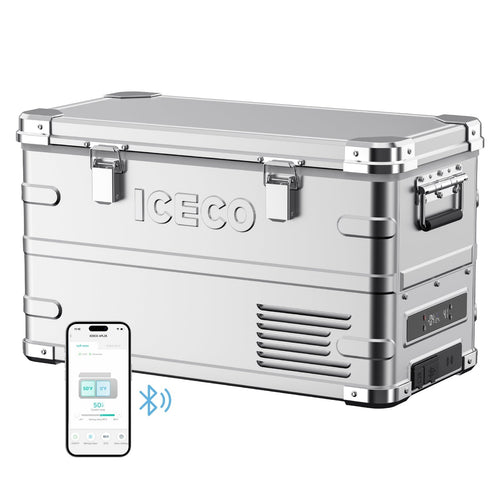 APL35 Dual Zone Aluminum Fridge refrigerator| ICECO | 35 LT - The misfit market