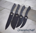 High Quality Knife Set – 13” Handmade J2 Steel Chef Knife with Pakkawood Handle & Leather Sheath - The misfit market