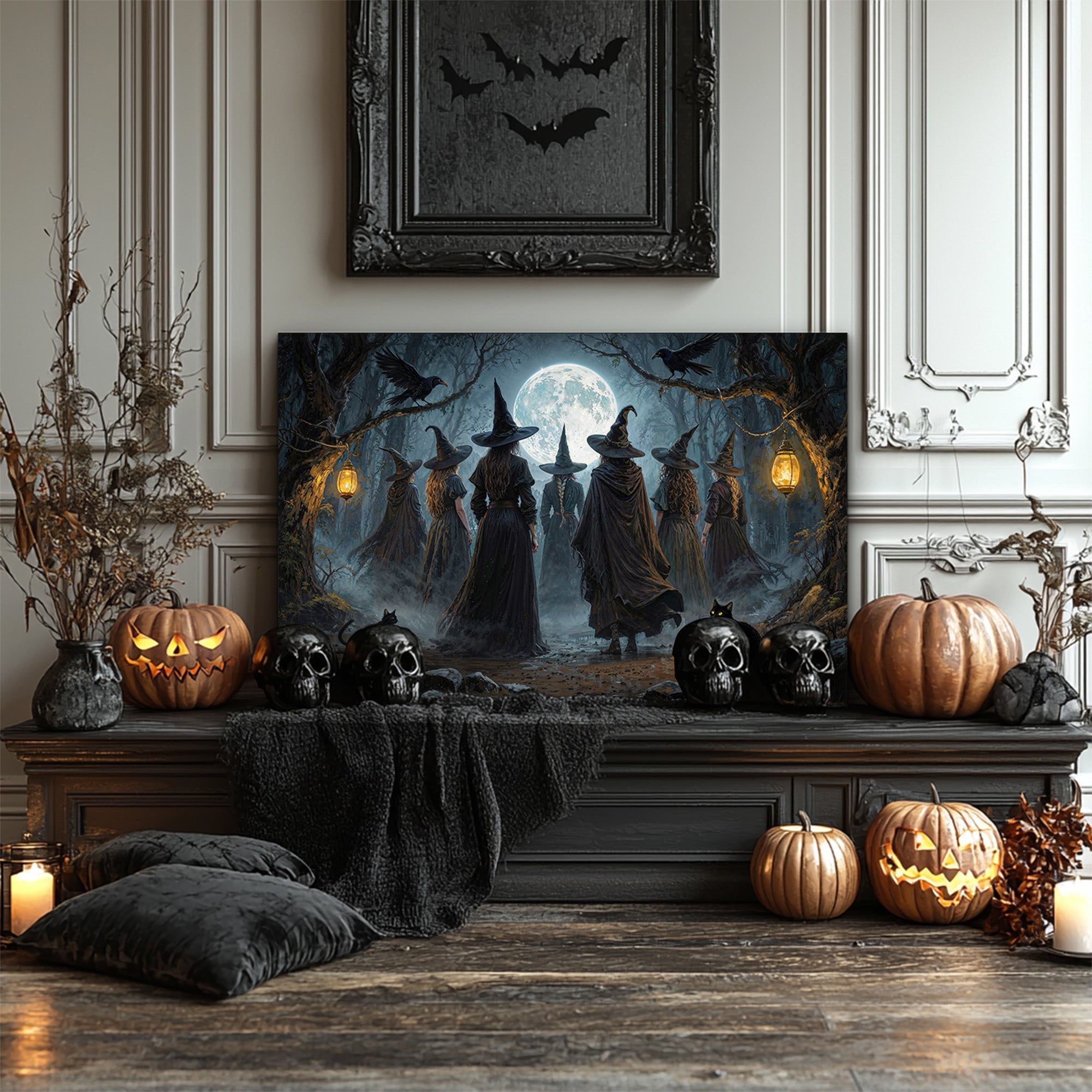 Coven of Witches Halloween Wall Art - The misfit market