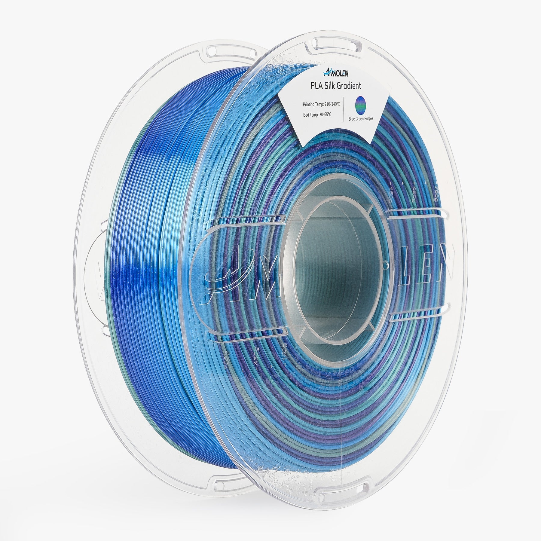 PLA Silk Shiny Gradient 1.75mm, 1KG/2.2LB - The misfit market