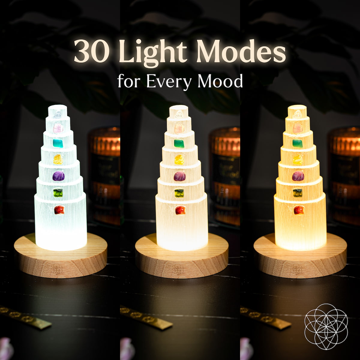 The Stress Shield Lamp - 7 Stones of Healing - The misfit market