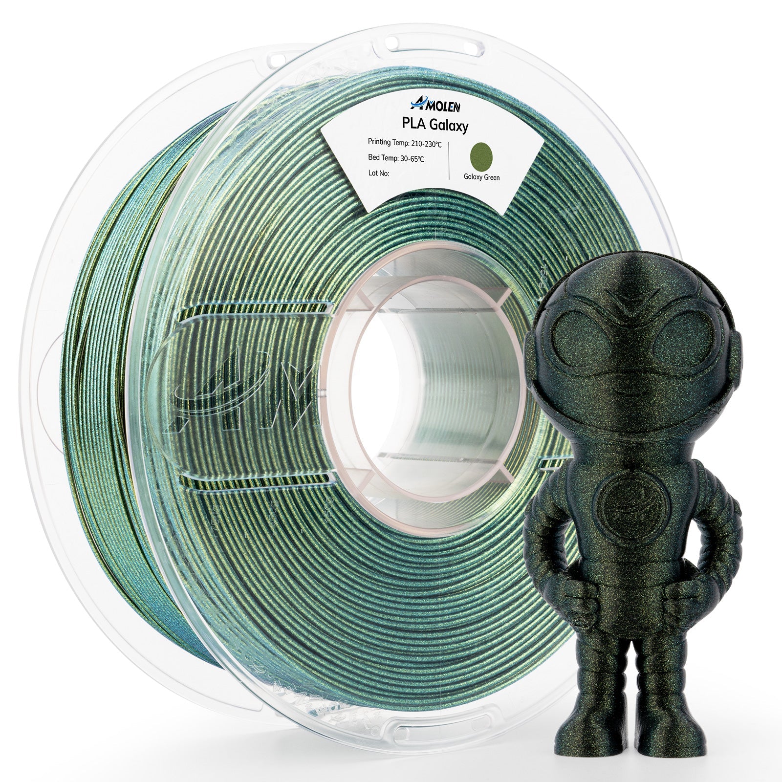 PLA Galaxy / Sparkle & Shiny 1.75mm, 1KG/2.2LB - The misfit market