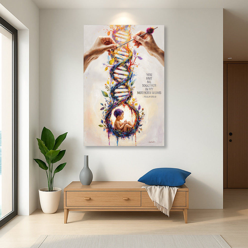 Psalm 139:13 - For You Knit Me In My Mother's Womb Faith Sign - The misfit market