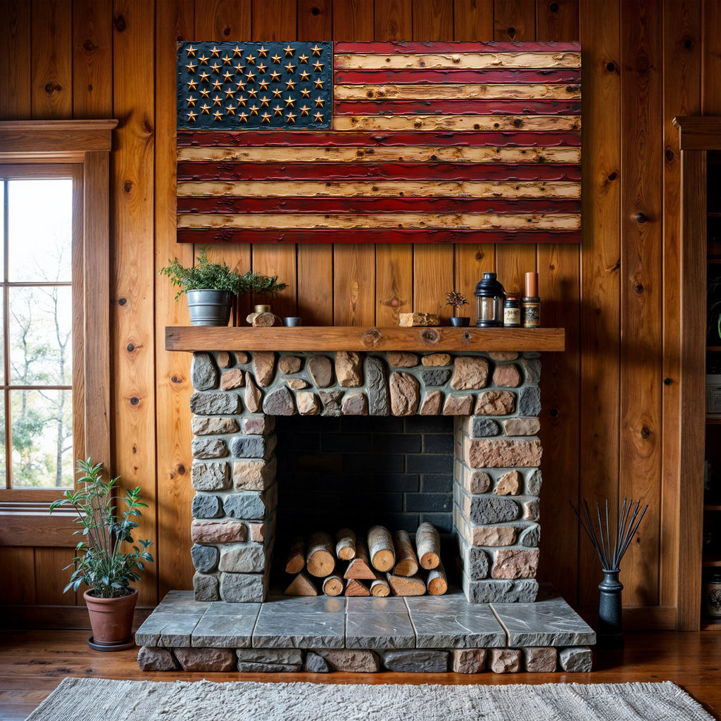 Old Glory American Flag Wall Art - The misfit market
