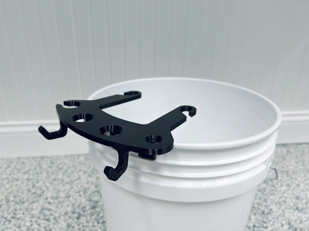 BucketCaddy - Wheel, Tire, & Detailing Brush Organizer for 5-gallon and 6-gallon Car Wash Buckets - The misfit market