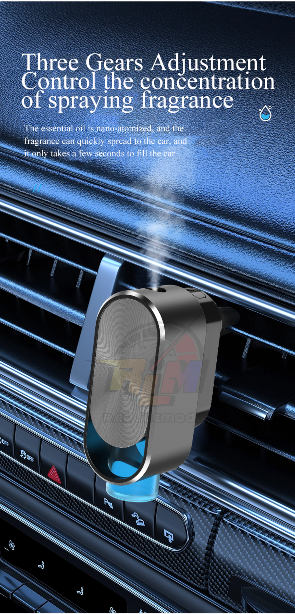 Smart Wireless Car Oil Aroma Diffuser Freshener - The misfit market