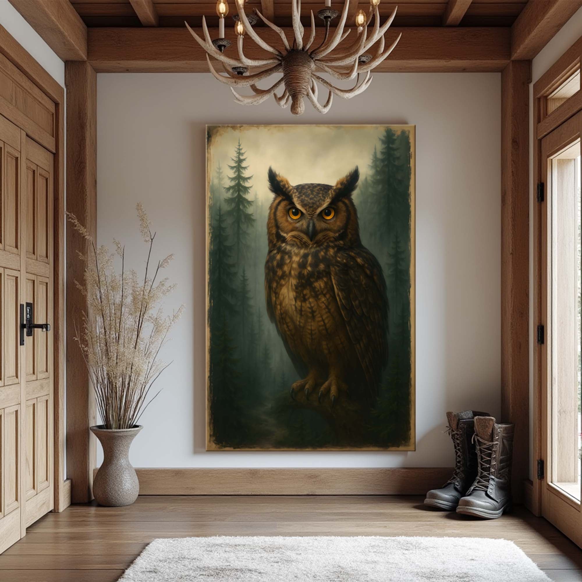 Watcher Of The Woods Owl Wall Art - The misfit market