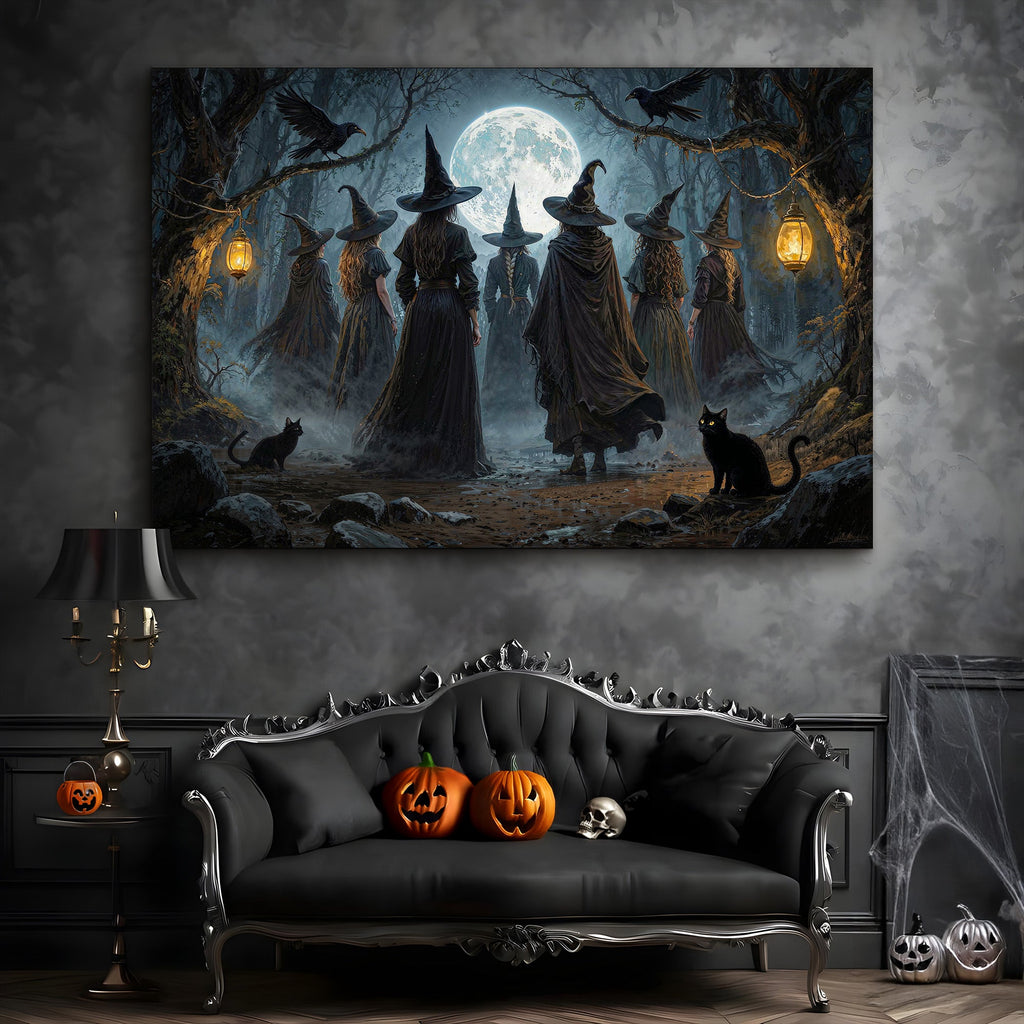 Coven of Witches Halloween Wall Art - The misfit market