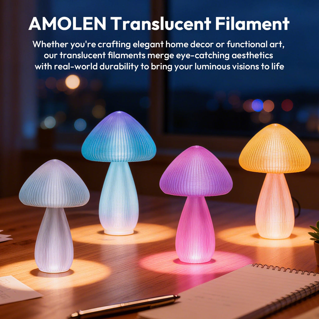 PLA Crystal-Transparent Gradient Variety Pack (4x200g) - The misfit market