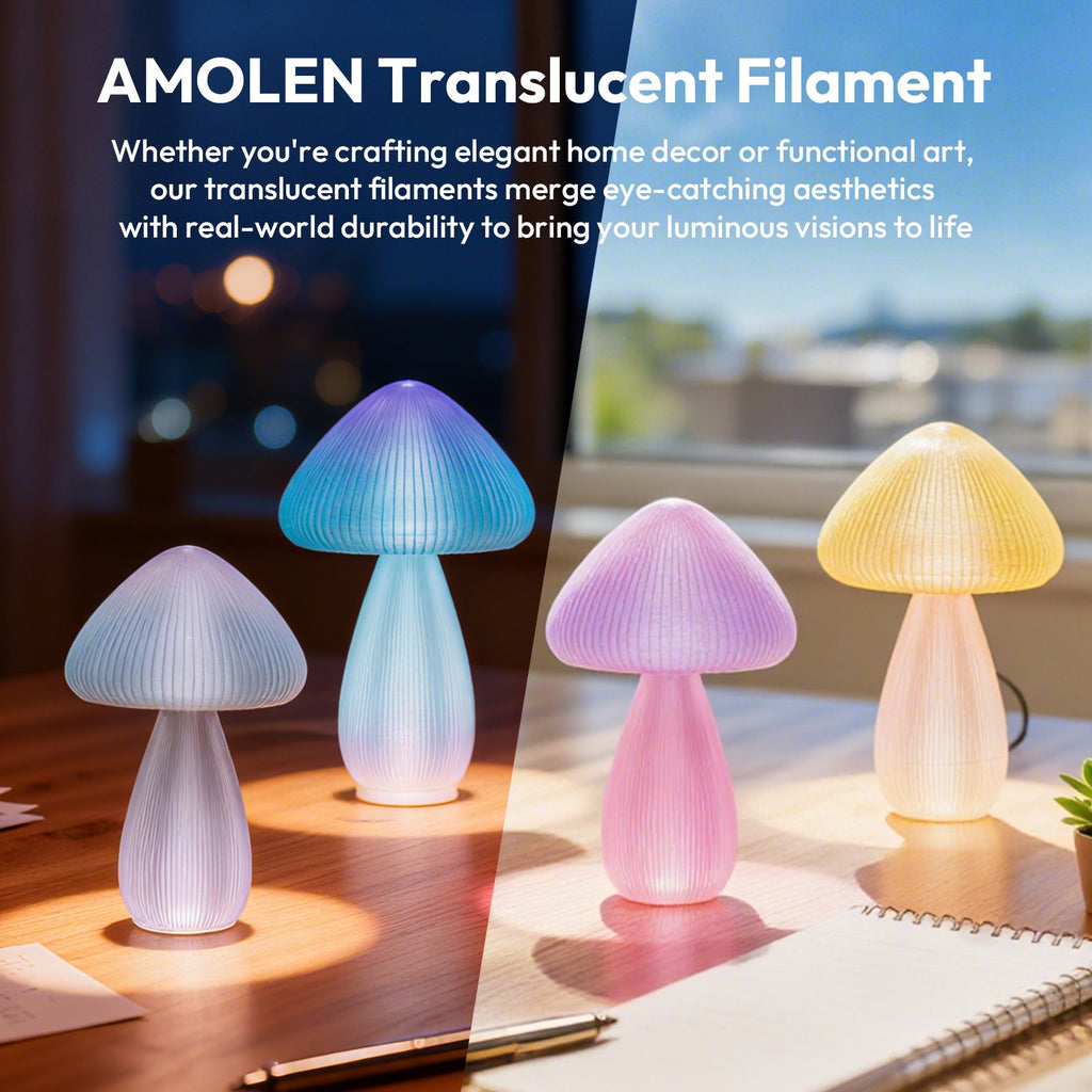 PLA Crystal-Transparent Gradient Variety Pack (4x200g) - The misfit market