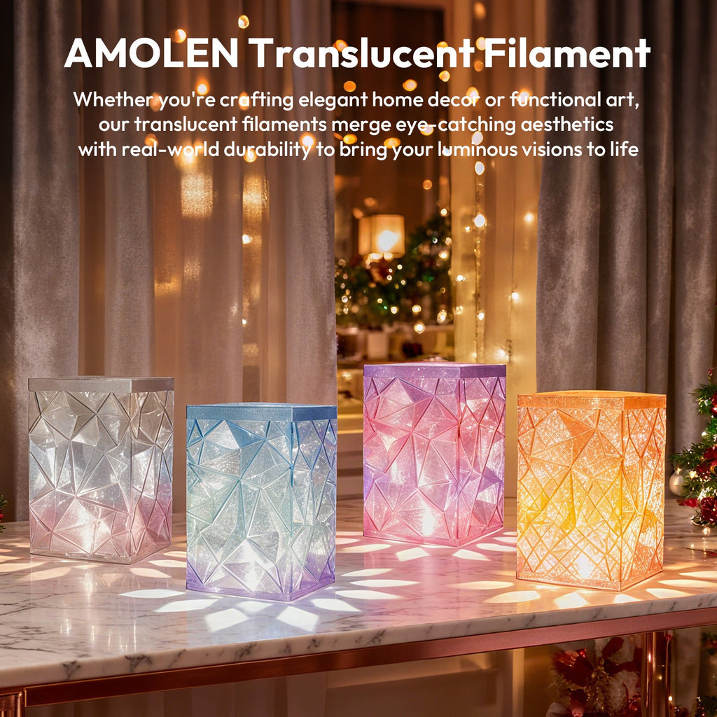 PLA Crystal-Transparent Gradient Variety Pack (4x200g) - The misfit market
