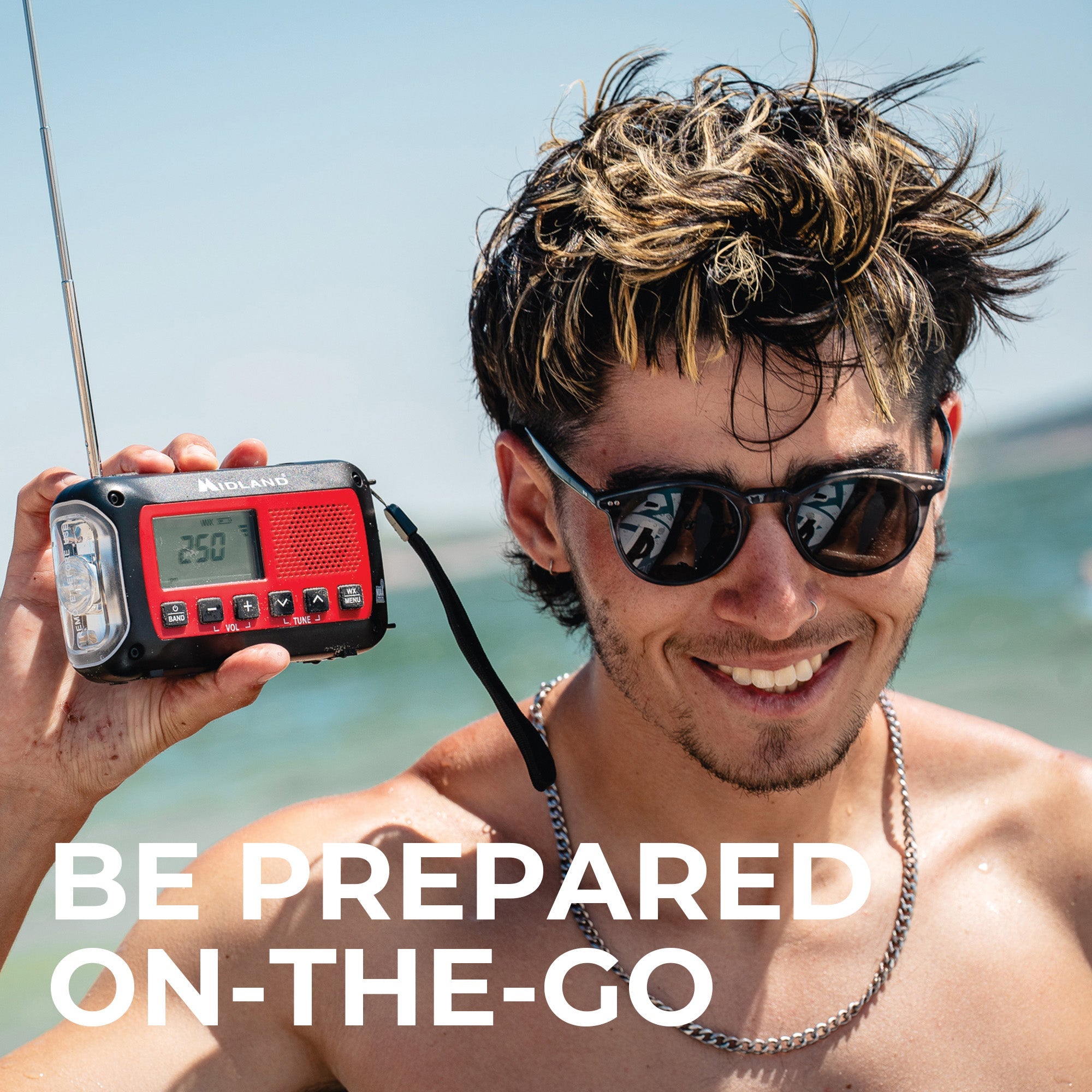 Portable Emergency Weather Alert Crank Radio