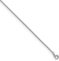 Auriga Fine Jewelry Platinum Solid Wheat Chain Necklace 1.1mm