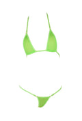 LinvMe Women's Extreme Sexy Hot Silk Micro Bikinis Set Mini Thong Swimwear