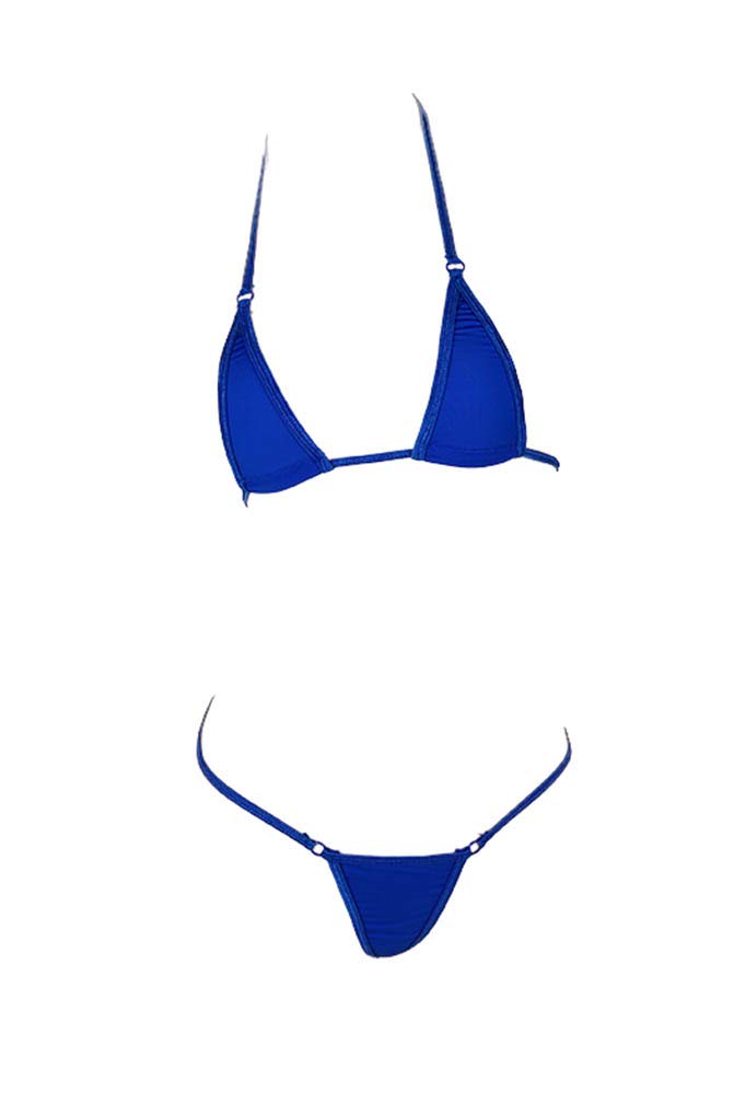 LinvMe Women's Extreme Sexy Hot Silk Micro Bikinis Set Mini Thong Swimwear