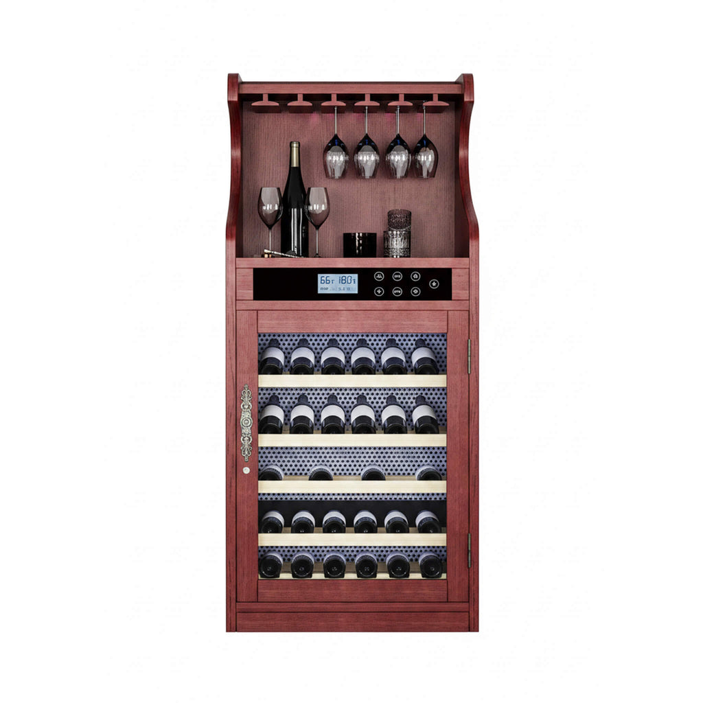 Nuvia Luxury 43-Bottle Freestanding Low Noise Wine Cooler Cabinet (SAK56084)