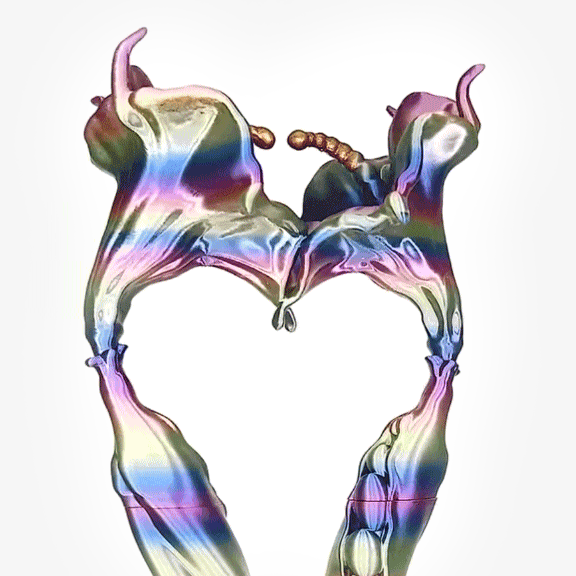 PLA Silk Rainbow 1.75mm, 1KG/2.2LB - The misfit market