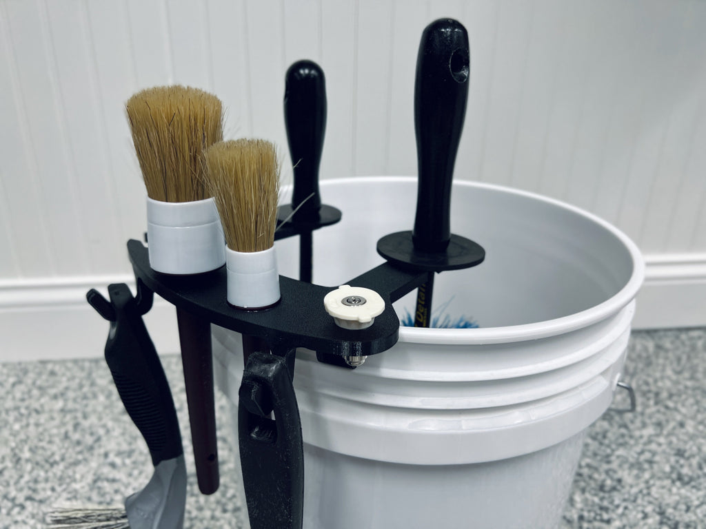 BucketCaddy - Wheel, Tire, & Detailing Brush Organizer for 5-gallon and 6-gallon Car Wash Buckets - The misfit market