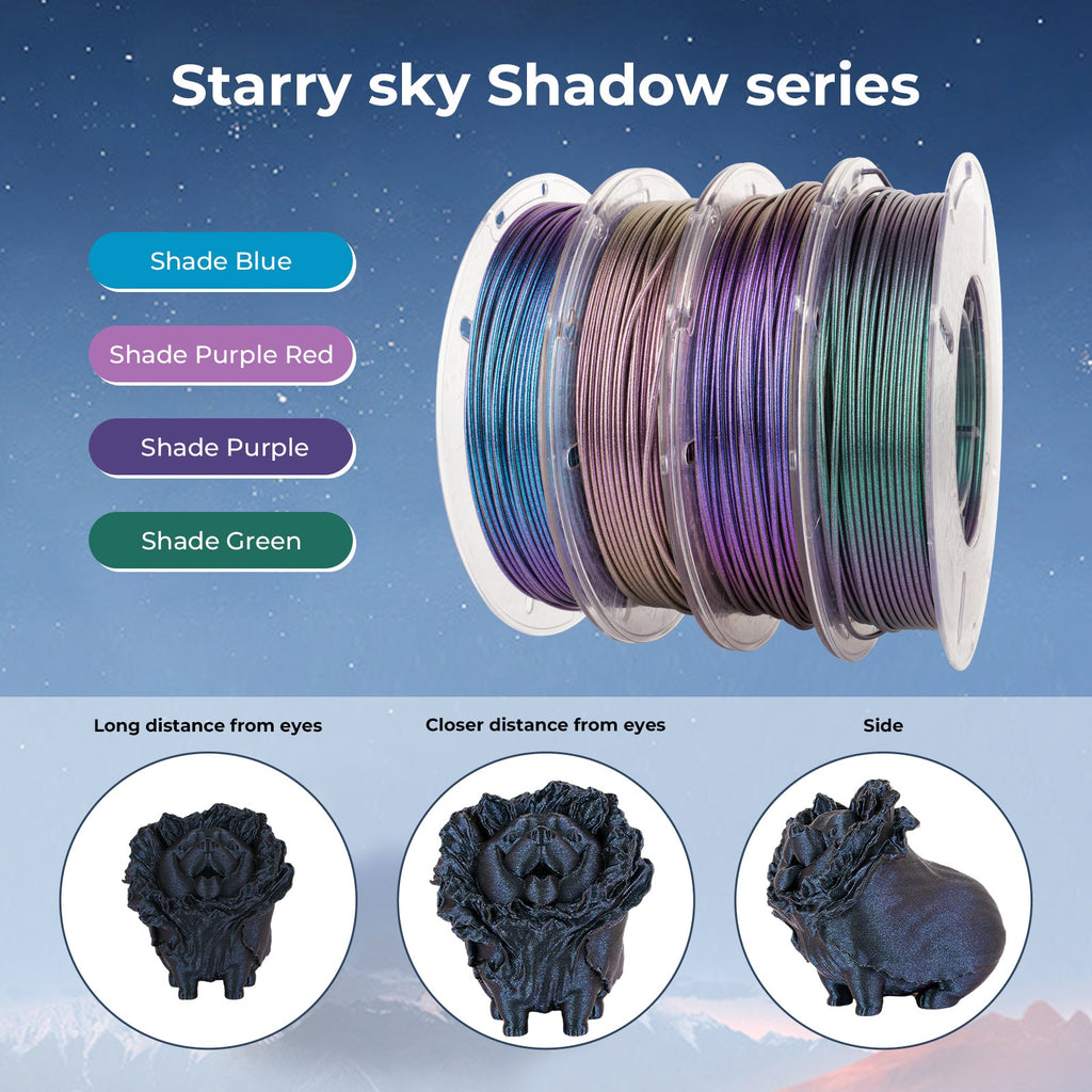 PLA Galaxy / Sparkle & Shiny Variety Pack (4x200g) - The misfit market