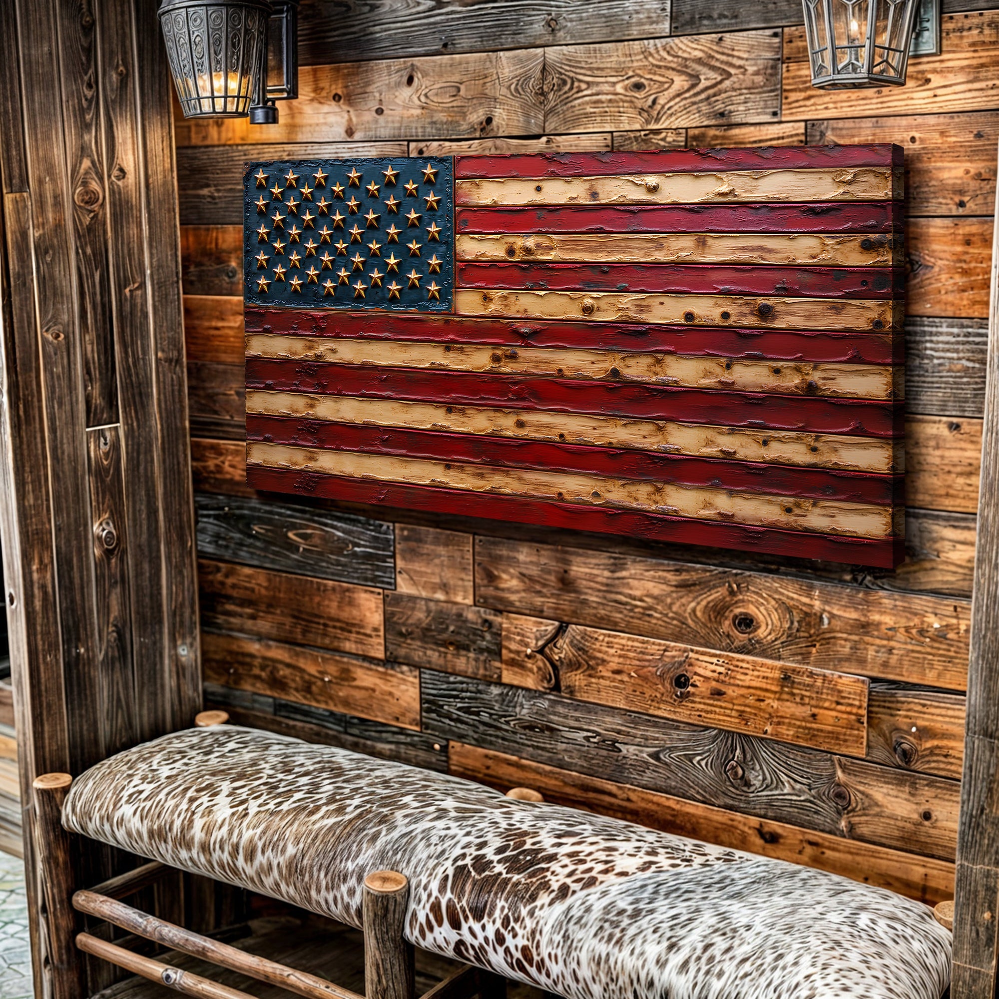 Old Glory American Flag Wall Art - The misfit market